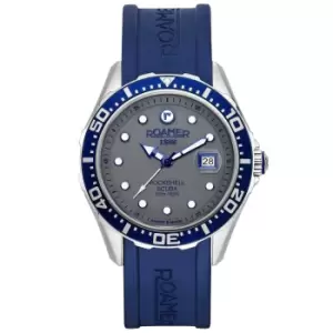 Image of Roamer 867833 41 55 02 Mens Rockshell Mark III Scuba Silicone Wristwatch