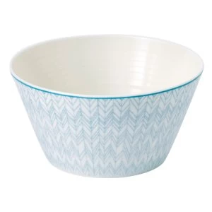 Image of Royal Doulton Pastels herringbone cereal bowl 15cm