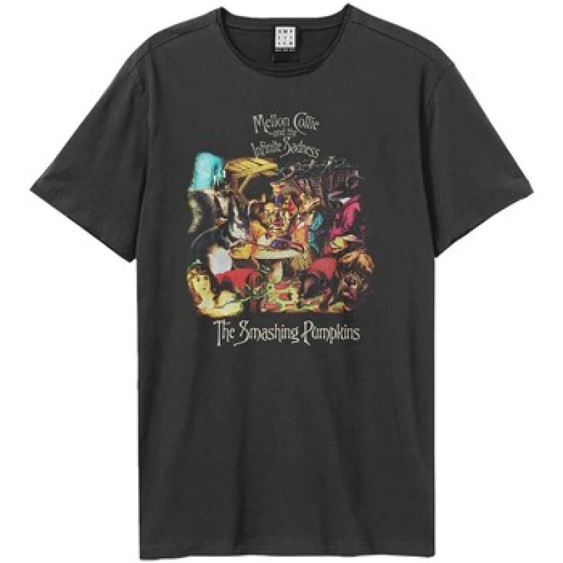Image of Amplified Amplified Men Mellon Collie Animals The Smashing Pumpkins T-Shirt in Charcoal Size: X-Small Charcoal XS Male 5063527467812