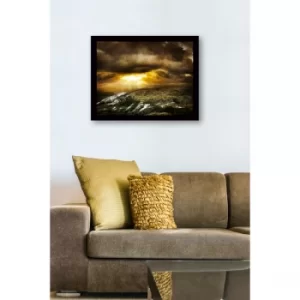 Image of SC1103 Multicolor Decorative Framed MDF Painting