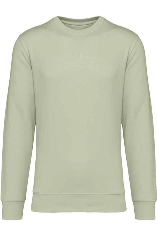 Image of Native Spirit Mens Crew Neck Sweatshirt in Green Size: XS Green Male XS