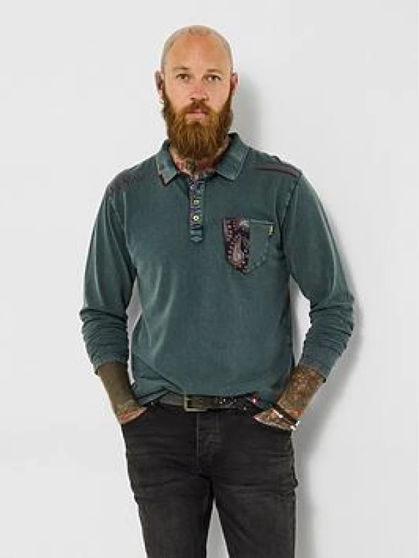 Image of Joe Browns Joe Browns Men Trimline Polo Shirt in Blue Size: 2X-large Blue XXL Male 5059953342168