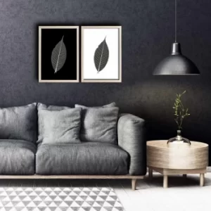 Image of 2PKCT-001 Multicolor Decorative Framed MDF Painting (2 Pieces)