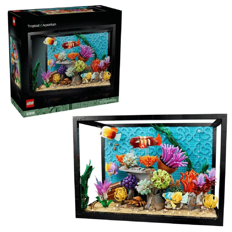 Image of Lego Icons Tropical Aquarium - 10366 Multicolor Unisex