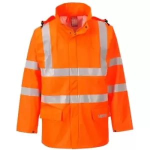 Image of Portwest - FR41ORRXXL - sz 2XL Sealtex Flame Hi-Vis Jacket - Orange