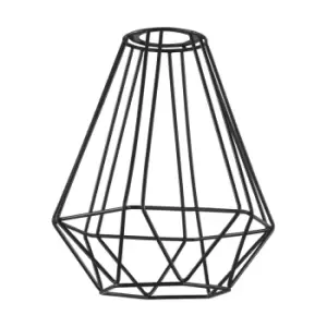 Image of Eglo Geometric Black Wire Shade