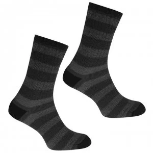 Image of Claremont 2 Pack Thermal Socks Mens - Black
