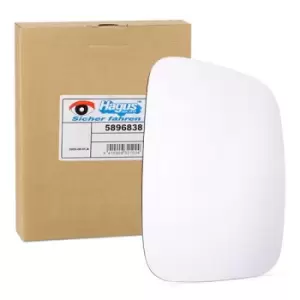 Image of VAN WEZEL Wing Mirror Glass VW 5896838 7E1857522A,7H1857522E,7H1857522S