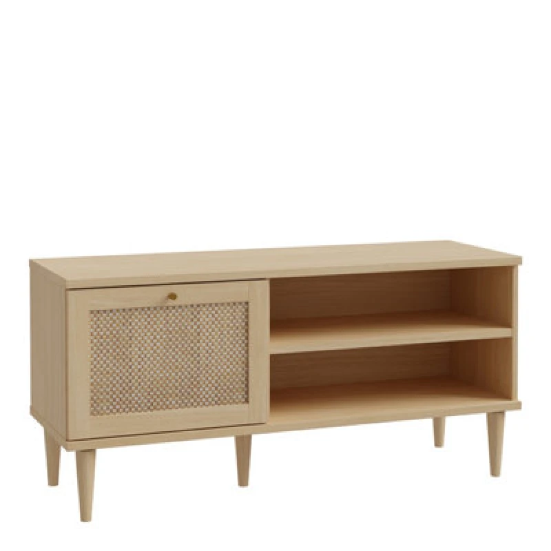 Image of Furniture To Go Calasetta TV Unit With 1 Shelf In Rattan