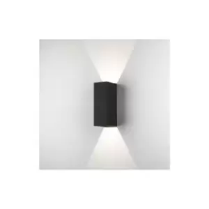 Image of Astro Oslo 255 - LED 1 Light Outdoor Large Up Down Wall Light Textured Black IP65