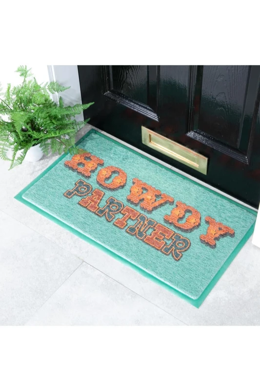 Image of Native Natural Howdy Cowboy Doormat (70 X 40Cm)