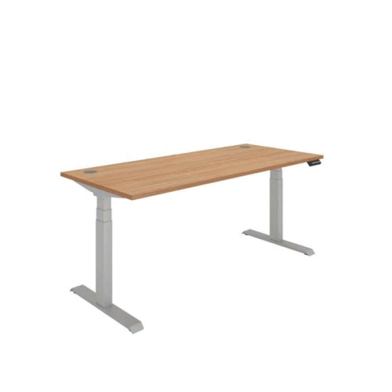Image of Polaris Dual Motor Sit/Stand Desk 1800x800 Beech/Silver KF800135