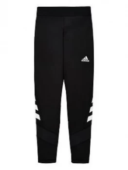 Image of Adidas Childrens Track Tights - Black