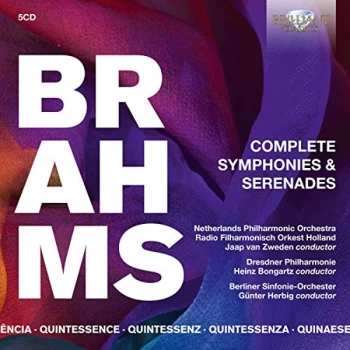Image of Netherlands Philharmonic Orchestra, Radio Filharmonisch Orkest Holland, Jaap van Zweden - Brahms: Complete Symphonies &amp;...