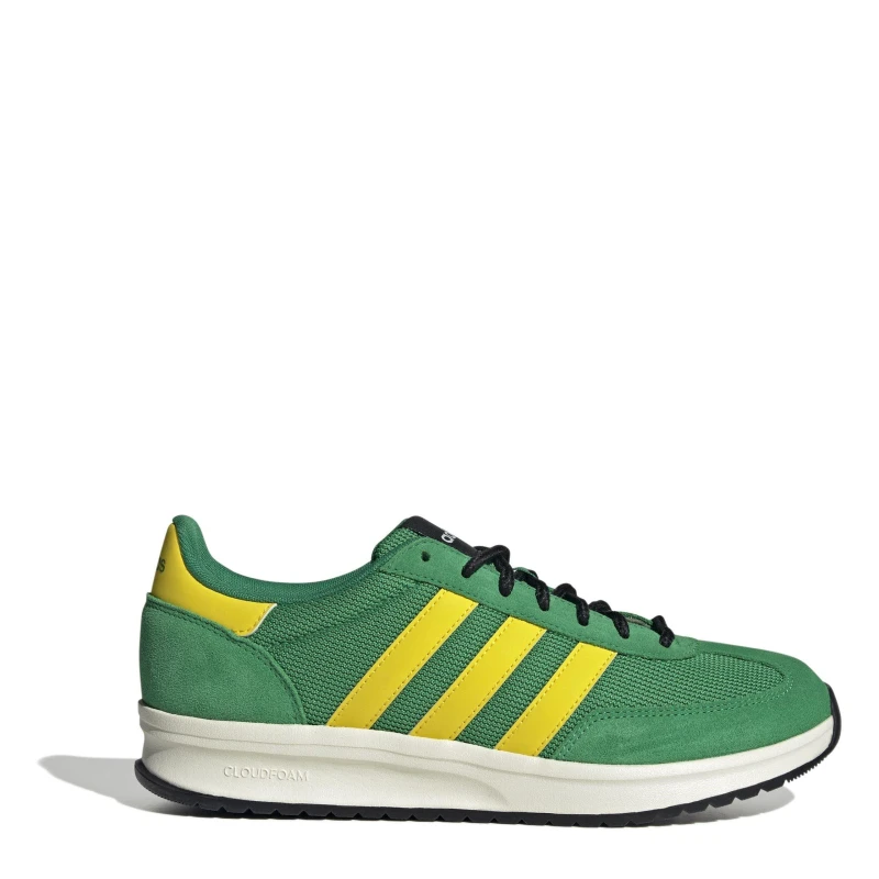 Image of adidas Run 70s 2.0 Low-Top Trainers Mens Green/Yellow male 7 (40.7)
