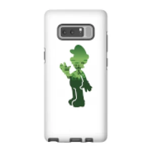 Image of Nintendo Super Mario Luigi Silhouette Phone Case - Samsung Note 8 - Tough Case - Gloss