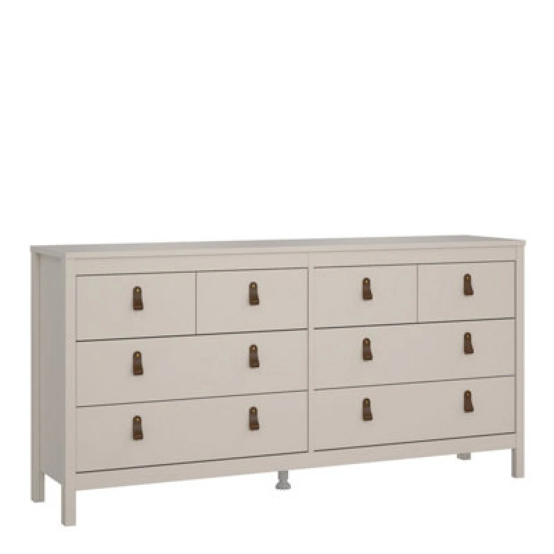 Image of Furniture To Go Barcelona Double Dresser 4+4 Drawers In Cashmere