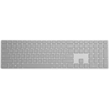 Image of Microsoft Modern Bluetooth Fingerprint ID PC Computer Keyboard Grey