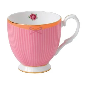 Image of Royal Albert Sweet stripe ss vintage mug 0.3ltr 10.5floz
