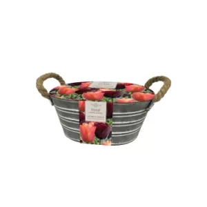 Image of Outdoor Metal Tulip Planter