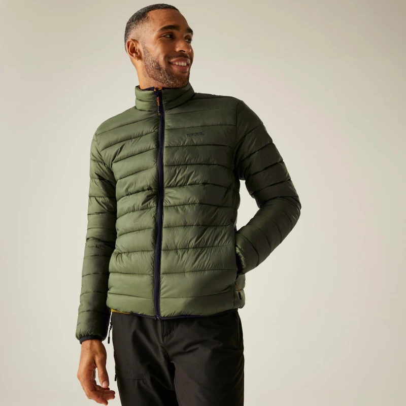 Image of Regatta Mens 'Marizion' Padded Jacket in Olive Size: Large Olive Male L