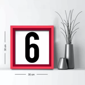 Image of 3030AHS-0109k Multicolor Decorative Framed MDF Painting