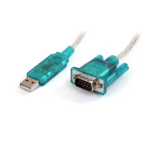 Image of 3ft USB to RS232 DB9 Serial Adapter Cable MM
