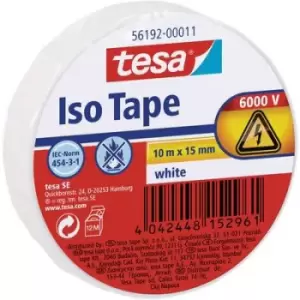 Image of tesa Iso Tape 56192-00011-22 Electrical tape White (L x W) 10 m x 15mm