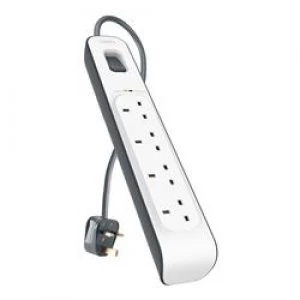 Image of Belkin 4 Way Surge Protection Strip - 2m