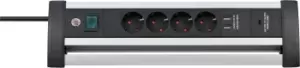 Image of Brennenstuhl 1394000544 power extension 1.8 m 4 AC outlet(s)...