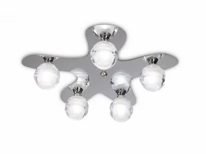 Image of Ceiling 5 Light G9 ECO, Polished Chrome