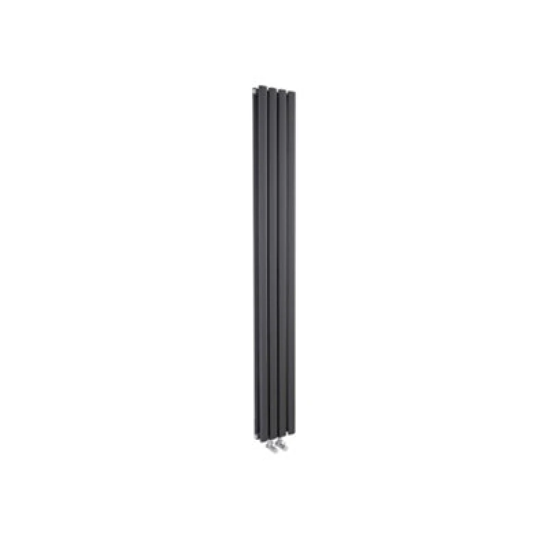 Image of HUDSON REED Hudson Reed - Revive Double Designer Vertical Radiator 1800mm h x 237mm w - Anthracite HRE009