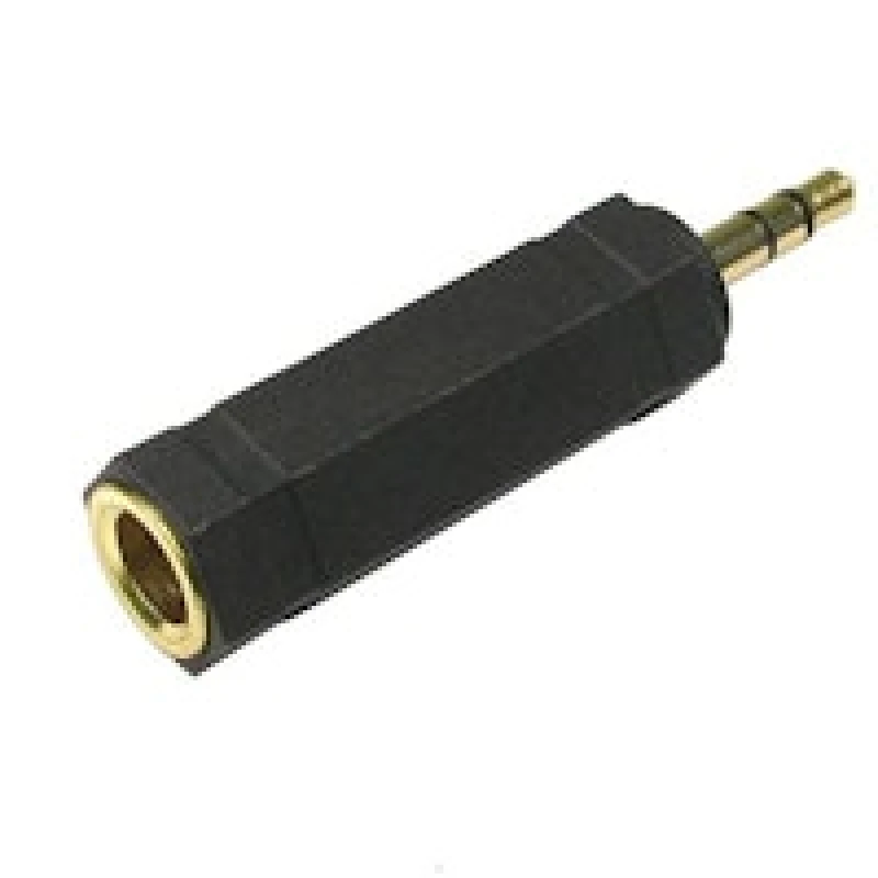 Image of OcUK Value Standard 3.5mm stereo male to 6.3mm stereo female - 3-6F3M