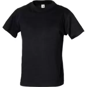 Image of Tee Jays Boys Power Tee (4-6 Years) (Black)