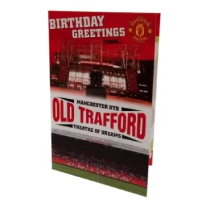 Image of Manchester United FC Pop-Up Birthday Card