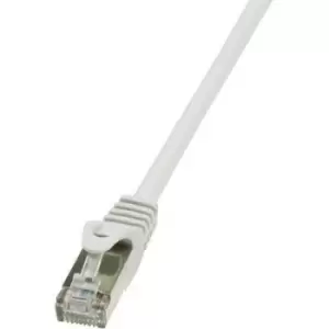 Image of LogiLink CP2052S RJ45 Network cable, patch cable CAT 6 F/UTP 2m Grey incl. detent