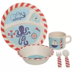 Image of Premier Housewares 5 Piece Pirate Kids Dinner Set