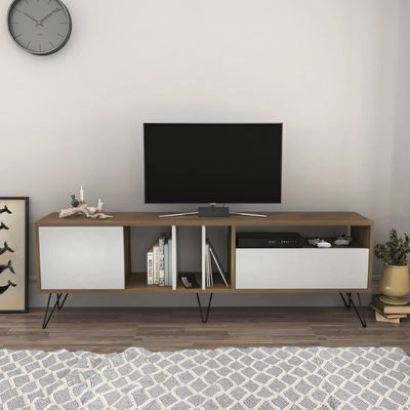 Image of Decorotika Mistico TV Stand TV Unit for TVs up to 80" White