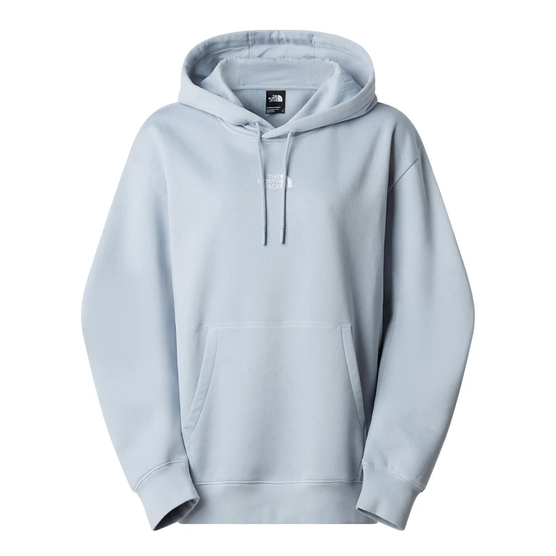Image of The North Face Womens TNF Essential Oversized Hoodie Frost Grey female 12 (M)