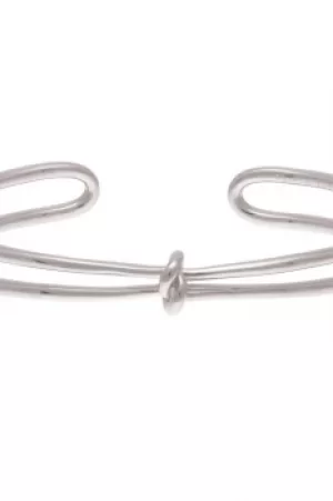 Image of Ladies Olivia Burton Silver Plated Forget Me Knot Cuff OBJ16KDB06