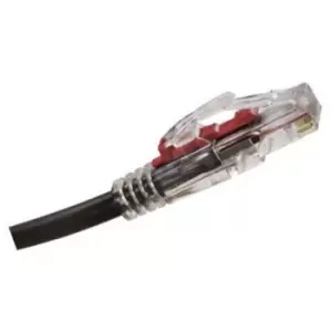 Image of TUK ltd SPDL3Bk DataLOK Cat 6 Patch Lead, 3m Long, Black