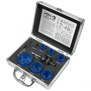 Image of Worksafe WSPHSK Hole Saw Kit - Plumbers