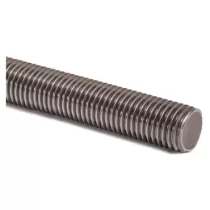 Image of Fully Threaded Rod Zinc Plated Studding Bar Grade 4.8 - 1m Length - Diameter 12mm - Pack of 5