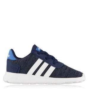 Image of adidas LiteRacer Infant Boys Trainers - Navy/Wht/Blue
