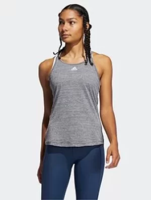 Image of adidas Performance Tank Top, Black/White, Size S, Women