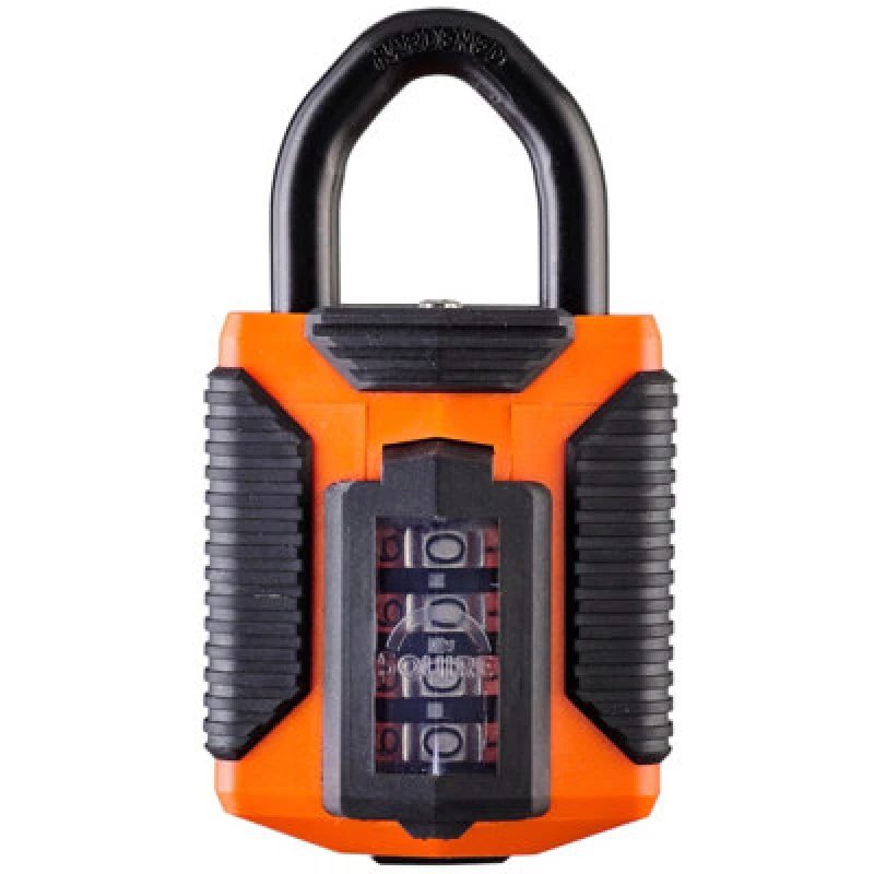 Image of Squire 50Mm All Weather Padlock Four Wheel Combination, Orange CP50/ATLO