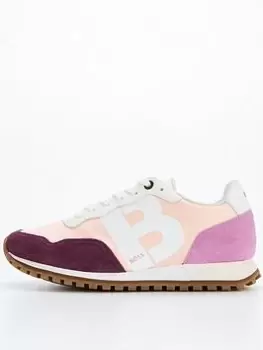 Image of BOSS Parkour Colour Block Runner - Beige, Beige, Size 37, Women