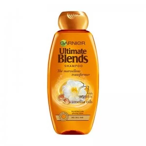 Image of Garnier Ultimate Blends Argan Oil Shiny Hair Shampoo 360ml