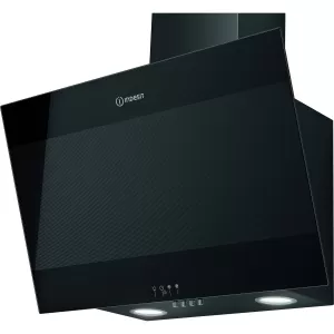 Image of Indesit IHVP66LMK 60cm Angled Chimney Cooker Hood
