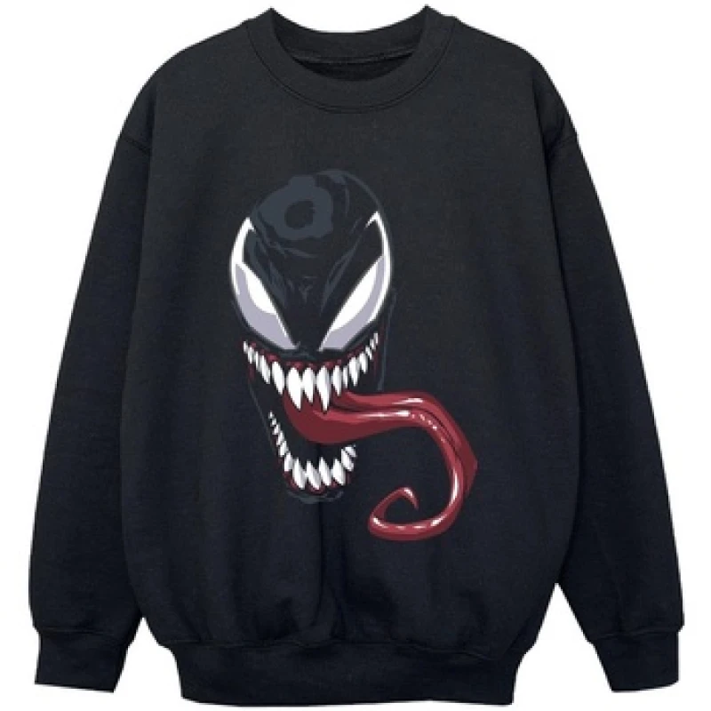 Image of Marvel Venom Face Sweatshirt Black male